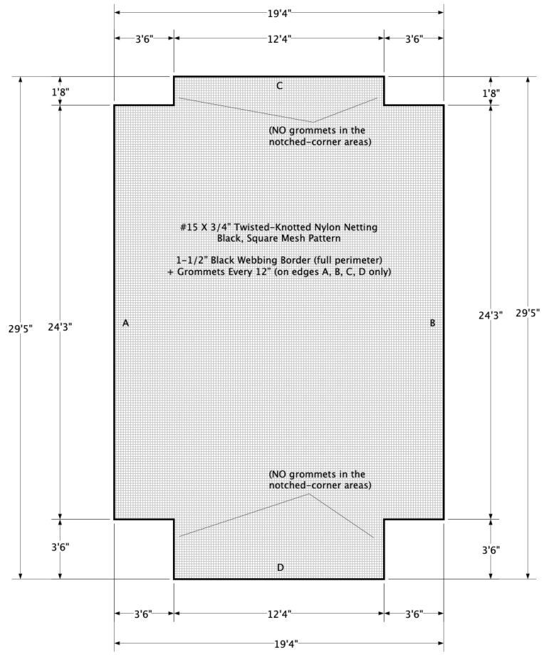 Custom Shaped Nets: Solar Panel Protection, Koi Pond Covers, Golf ...