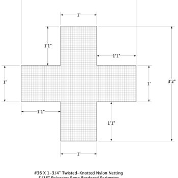 custom nylon netting