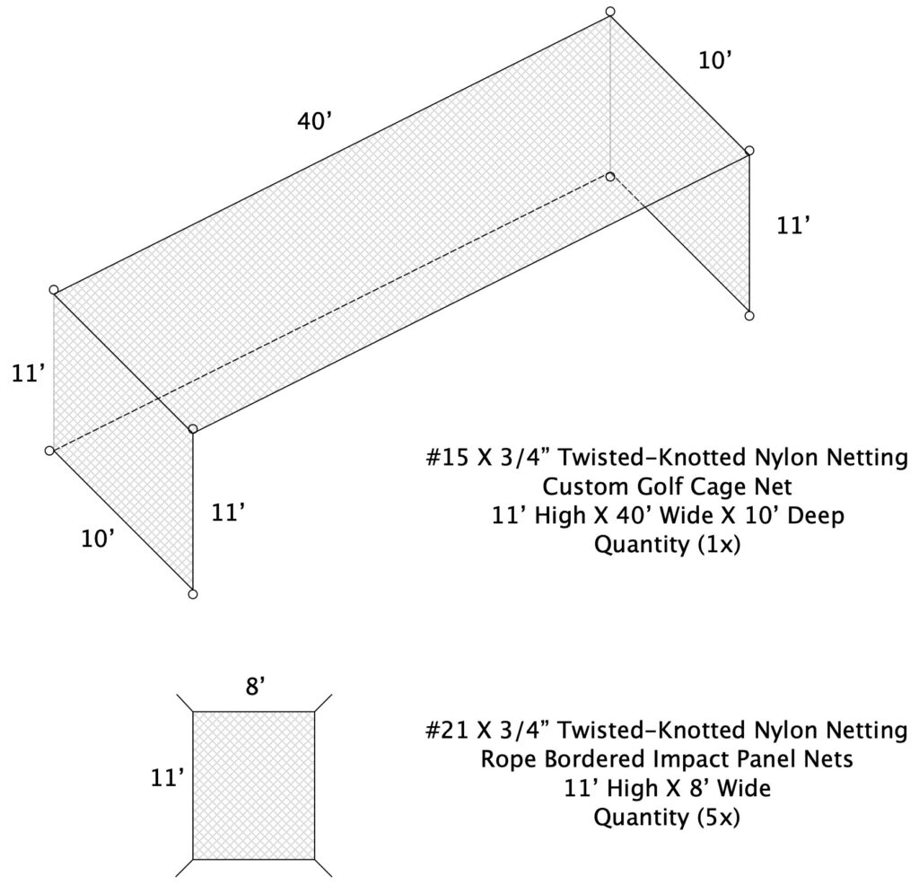 golf cage netting