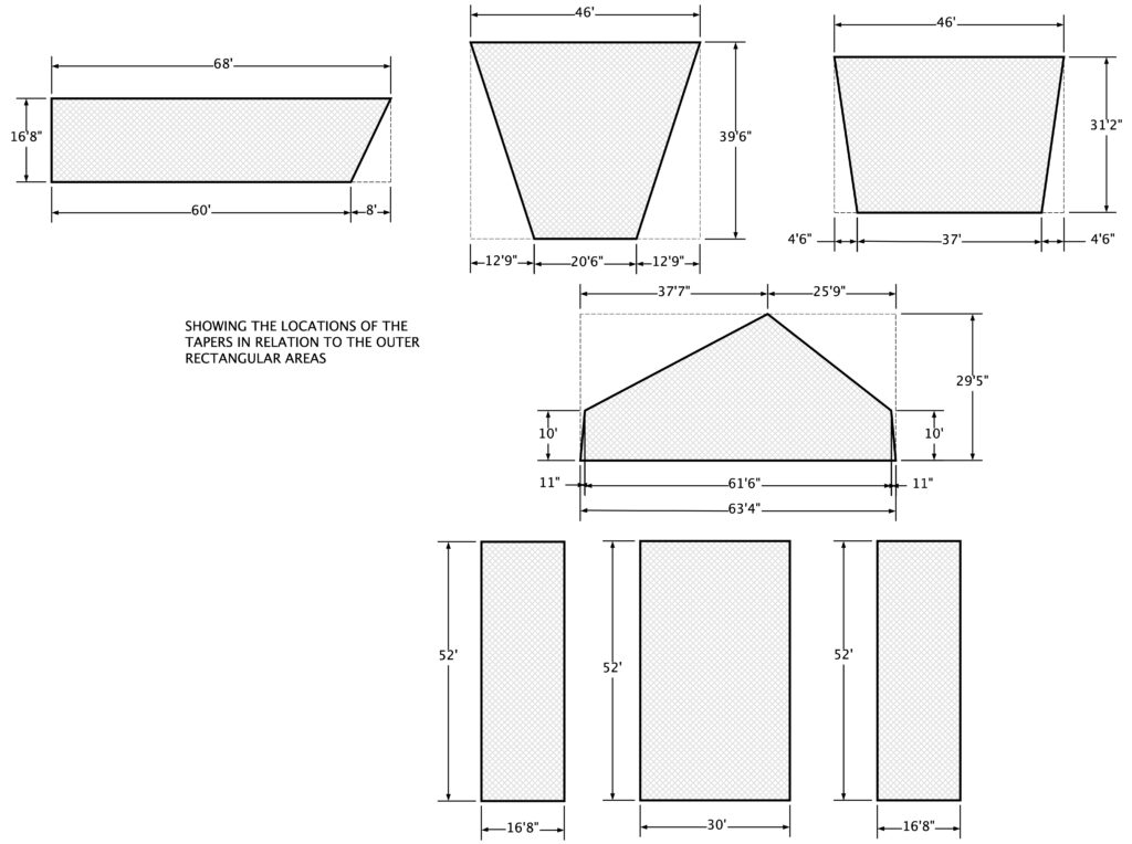 Custom ball-field netting and barrier nets