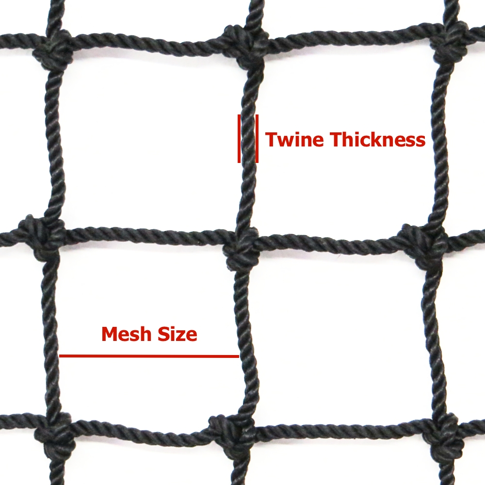 netting size details