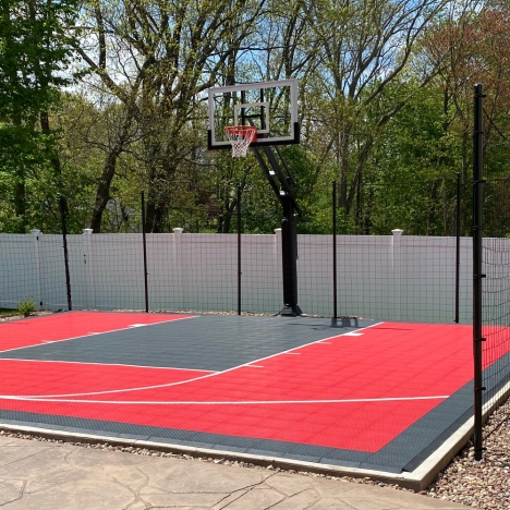 Custom Basketball Barrier and Backstop Nets